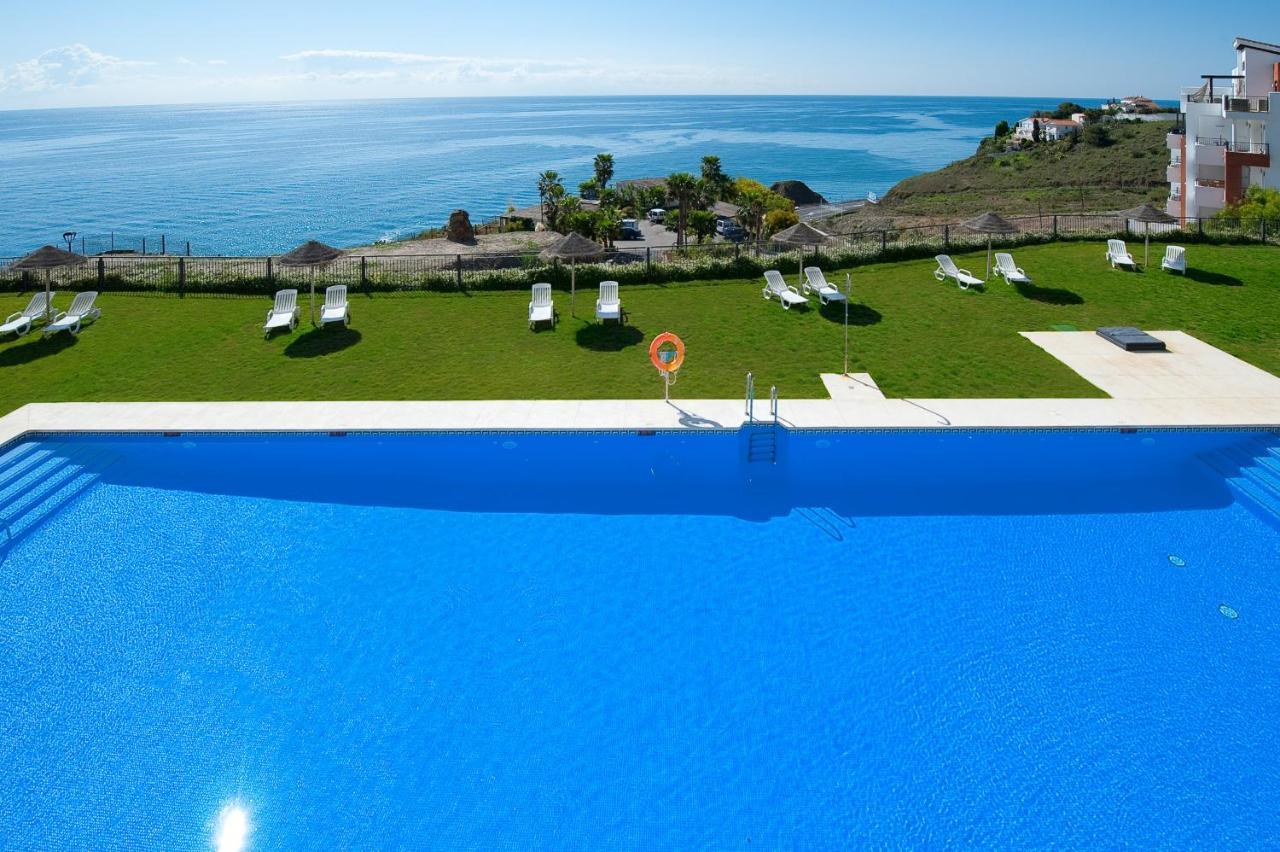 Precioso Apartamento 1 Dormitorio Con Vistas Mar Frontal Torrox Exterior foto