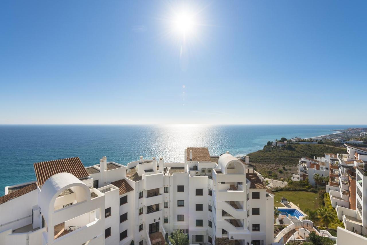 Precioso Apartamento 1 Dormitorio Con Vistas Mar Frontal Torrox Exterior foto